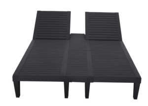 Chaises longues double places côté piscine design moderne et extérieur pour plage Chaises longues dans l'eau de piscine Chaises longues solaires en <span class=keywords><strong>plastique</strong></span> pour piscine - Product Image 2