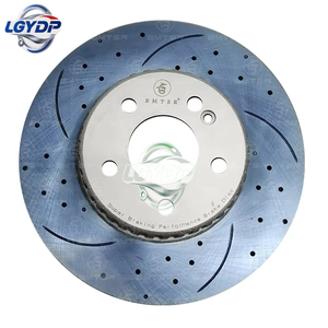 Disco <span class=keywords><strong>de</strong></span> <span class=keywords><strong>Freno</strong></span> Delantero <span class=keywords><strong>de</strong></span> Acero <span class=keywords><strong>de</strong></span> Alto Rendimiento LGYDP OEM 0004212712 0004212512 0004212212 para Benz M274 W205 W213 X253 24 Meses - Product Image 1