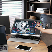 Ordinateur portable tactile 2-en-1 HL140S neuf, écran IPS 14 pouces, Intel N95, 16 Go de RAM, 512 Go + 1 To SSD, Windows 11 Professionnel et Famille