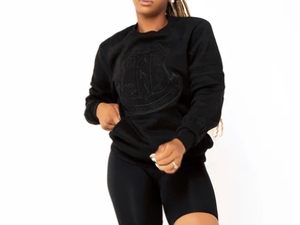 Personalizzato OEM oversize confraternita abbigliamento ricamato ciniglia Patch AKA felpe scritte greco confraternita - Product Image 2