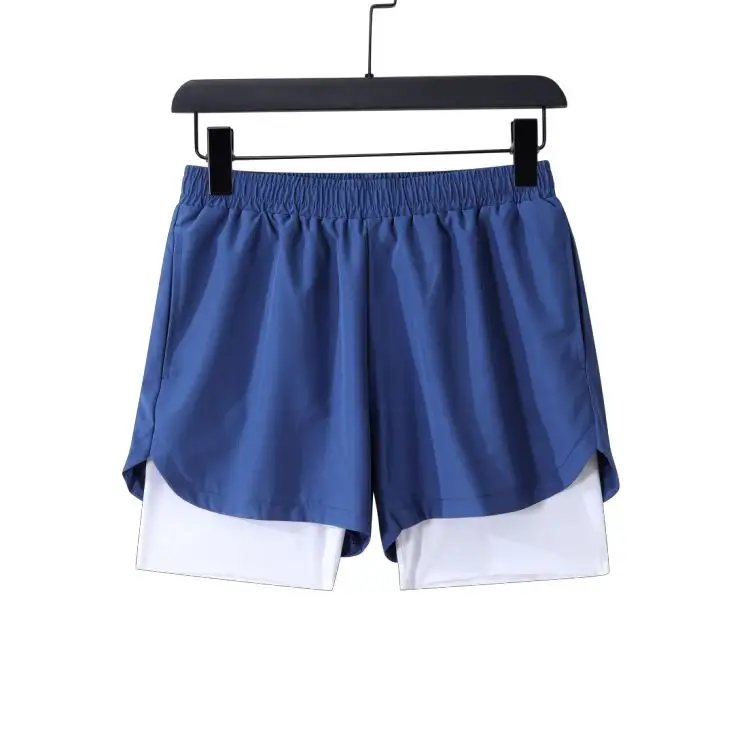High quality 8% spandex+92% polyester Men Loose Shorts Beach Summer Jogging Short Pants