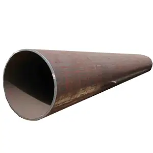 LSAW ERW API 5CT X52 X60 ASTM A106b/ API5l 8"-60" X52 X65 X70 X80 Black Carbon Ms Mild Welded Casing LSAW Carbon Steel Pipe