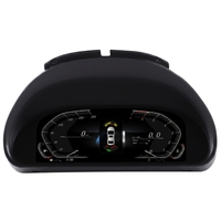 Compteur de vitesse intelligent Yuefu, écran LCD 10,25 pouces, tableau de bord numérique avec TPMS, plastique noir, garantie 1 an pour BMW X5 E53 1999-2006