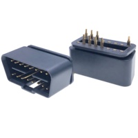Conector OBD2 OBDII de 16 Pines para Automóvil, Color Negro, 12V 24V, Lector de Códigos para Abarth 124 Spider (2016-), en Oferta