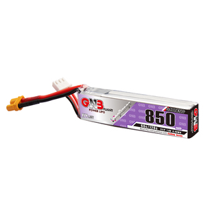 แบตเตอรี่ลิโพ GNB GAONENG 850MAH 7.6V HV 2S 60C 120C XT30 สำหรับโดรน FPV ระยะไกล แบบยาว แรงดันสูง - Product Image 5