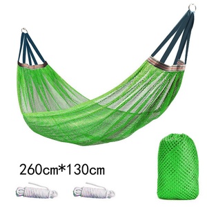 <span class=keywords><strong>Hamac</strong></span> d'extérieur en treillis métallique perforé avec balançoire et barre incurvée, stable, robuste et à haute capacité de charge - Product Image 6