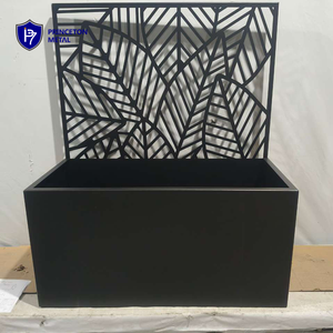 Lit de jardin surélevé extérieur <span class=keywords><strong>en</strong></span> métal bricolage Pot de fleur de jardin personnalisé jardinière commerciale <span class=keywords><strong>en</strong></span> aluminium pour projet - Product Image 1