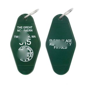 Porte-clés de motel rétro de haute qualité, fabrication directe d'usine, porte-clés de motel personnalisés - Product Image 3