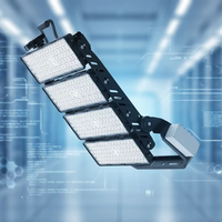 Projecteur LED de stade haute luminosité en aluminium, indice IP66, 300W/600W/900W/1200W, avec corps de lampe durable