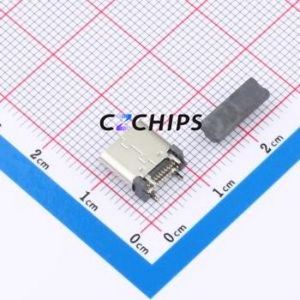 HC-TYPE-C-24P-LT037D USB Connector SMD Connector ( Connector Type: Type-C )( Gender: Female )( Mounting Type: Vertical Mount ) - Product Image 2