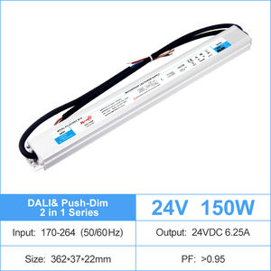 36W 75W 100W 150W 200W DALI 2 Push Dimmable <b>LED</b> <b>Strip</b> Driver 100-240V/170-264V AC-DC 12V 24V IP67 CV <b>Waterproof</b> <b>LED</b> Power Supply - Product Image 5