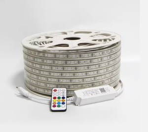 Tira de LED SMD 5050 al por Mayor, Impermeable IP65, 5 Metros, 120 LED, 24V, Cortable y Flexible, para Dormitorio, Cocina y Uso en Exteriores - Product Image 1