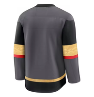 Jersey Hoki Es Logo Kustom OEM & ODM Desain Populer Sublimasi Seragam Latihan Tim Lengan Panjang Bendera Ramah Lingkungan