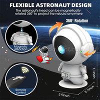 Astronaute ciel étoilé projecteur lumière USB charge veilleuse télécommande et APP contrôle plafond lampe à LED pour chambre d'enfants