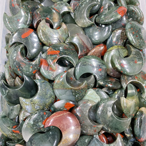 HZ Precio de Venta caliente Cristal Palmas Pulido Curación Piedras crudas Aventurina verde Jade Luna para el poder - Product Image 2