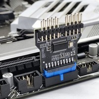 Kabel Adaptor Motherboard USB 3.0 20pin ke USB 2.0 9pin Bersertifikasi CE Populer