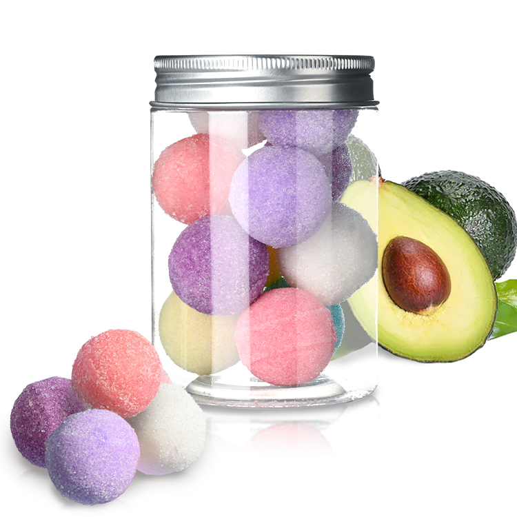 Оптовая продажа частная этикетка глубокое очищение сахара скраб шарик отбеливающий вспенивание конфеты тела сахарный скраб