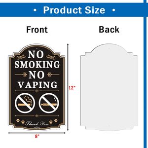 Non <span class=keywords><strong>fumare</strong></span> segni <span class=keywords><strong>di</strong></span> svapo sono adatti per la sigaretta elettronica in alluminio a prova <span class=keywords><strong>di</strong></span> ruggine commerciale sono segno robusto - Product Image 3
