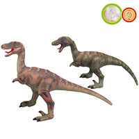 Modelo de dinosaurio Jurásico para niños, simulación de caminar, tiranosaurio, dinosaurio suave de peluche, juguetes educativos