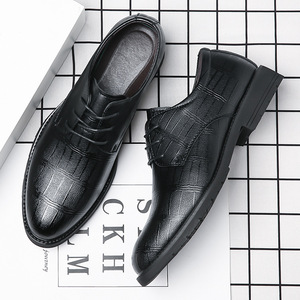 รองเท้าหนังผู้ชาย สีดำ ไซส์ 49 50 หนังวัวนุ่ม เพิ่มความสูง ใส่ได้ทั้งงานแต่งงาน ธุรกิจ และลำลอง - Product Image 2