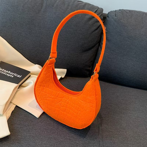 Borsa da Donna Monocolore Elegante, Borsa a Spalla Trendy, Pochette Casual - Product Image 3