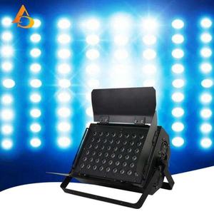 Équipement d'éclairage de scène : Projecteur mural 54x3W RGBW en aluminium avec volets coupe-flux - Product Image 1