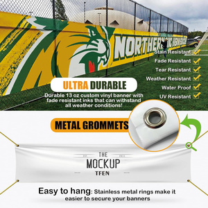 Custom Large <strong>PVC</strong> Vinyl <strong>Banner</strong> Portable And Printed For Indoor Events Concerts Conventions Outdoor Sports Public Advertising - Product Image 2