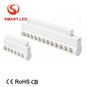 20mm White Black Aluminum Magnetic Rail Tracking Mini LED Track Spot <b>Light</b> 3W-20W DC48V 5-Year Warranty Dimmable Living Room - Product Image 1