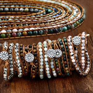 Stylish Natural Stone Hand Woven <b>Bracelet</b> Bohemian Style Multi-layer Winding <b>Bracelet</b> Handmade Jewelry <b>for</b> <b>Women</b> Uionen 648 - Product Image 5