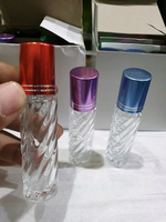 Rouleau d'huile essentielle sur les bouteilles en verre de rouleau de logo personnalisé de parfum 10ml pour les huiles essentielles
