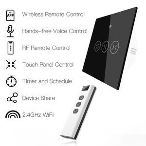KERUI-Interruptor de cortina inteligente Tuya para el hogar, interruptor eléctrico de pared para el hogar, inalámbrico, Google Home, <span class=keywords><strong>Alexa</strong></span> Voice - Product Image 3