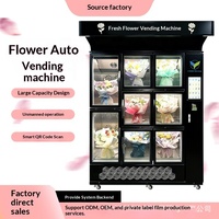 Distributeur Automatique de Fleurs F28 - Distributeur Automatique de Fleurs 24h/24 - Kiosque à Fleurs Sans Personnel avec Code QR - Fabricant OEM