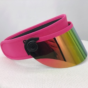 <span class=keywords><strong>Gorra</strong></span> con Visera Ajustable para <span class=keywords><strong>Mujer</strong></span> con Protección UV, Logotipo Personalizado, <span class=keywords><strong>Gorra</strong></span> de Sol Lisa para Hombre para Golf, <span class=keywords><strong>Tenis</strong></span>, Playa y Deportes - Nuevas Viseras de PVC - Product Image 3