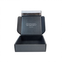 Boîtes d'expédition personnalisées pour vêtements avec logo, livraison rapide, vente en gros e-commerce, emballage carton ondulé durable pour vêtements