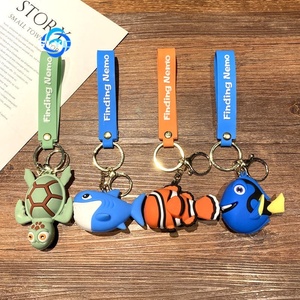 Porte-clés Clownfish transfrontalier, nouveau modèle Finding <span class=keywords><strong>Nemo</strong></span>, dessin animé créatif, porte-clés de voiture - Product Image 1