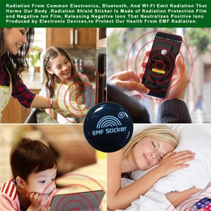 Tùy chỉnh <span class=keywords><strong>Wifi</strong></span> chặn EMF bảo vệ 5g chặn chống bức xạ di động Sticker tiêu cực ion vô hướng lượng tử năng lượng lá chắn - Product Image 2