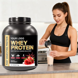 Conjunto de Suplemento Esportivo em Pó de Proteína para Ganho Muscular, Construção de Força Magra e Suporte Nutricional de Whey de Alta Qualidade - Product Image 1
