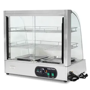 Ad alta precisione fornitura di fabbrica controllabile pollo cibo fritto Display più caldo elettrico cibo riscaldamento vetrina per il ristorante di casa - Product Image 1