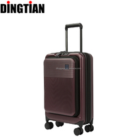 Ensemble de valises de voyage pliables avec porte-gobelet, balance intégrée, compression sous vide et roues pivotantes USB