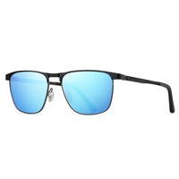 Lunettes de soleil polarisées carrées en aluminium et magnésium pour homme, lunettes de soleil de conduite UV400 pour hommes, verres TAC, Gafas De Sol Polarizadas