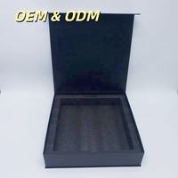 Boîte cadeau de luxe personnalisée pour soins de la peau, boîte en carton magnétique, emballage en carton pliable, doublure en éponge, boîte rigide pour maquillage
