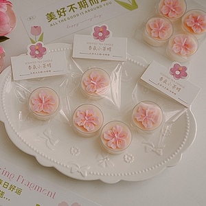 2-Giờ Làm Bằng Tay Mini Hương Thơm Sáng Tạo Đồ Trang Trí Đào Hoa Hình Dạng Hương Thơm Trà Ánh Sáng Nến - Product Image 5