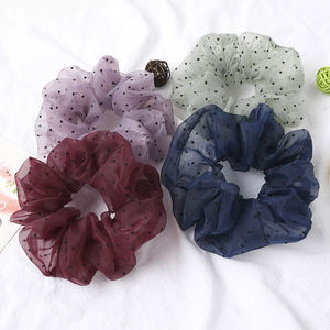 Cinta de Organza gigante para el pelo, gomas para el pelo xxl en negro y azul, Envío Gratis - Product Image 3