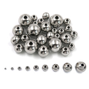 Cuentas Espaciadoras Huecas de Metal de Acero Inoxidable para Fabricación de Joyería y Collares Componentes de Alta Calidad Fornituras de Acero Inoxidable - Product Image 3