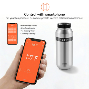 Taza <span class=keywords><strong>de</strong></span> Café Eléctrica Recargable EmiGo <span class=keywords><strong>de</strong></span> 475 ml, Material Libre <span class=keywords><strong>de</strong></span> BPA, Termostato Inteligente, Taza <span class=keywords><strong>de</strong></span> Viaje con Pantalla - Product Image 3