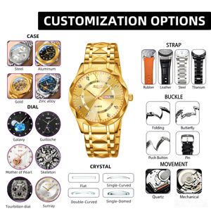 <span class=keywords><strong>Montre</strong></span> analogique à quartz de luxe pour homme, cadran 41 mm, <span class=keywords><strong>bracelet</strong></span> en acier inoxydable, étanche 3 ATM, aiguilles lumineuses, pour lui - Product Image 2