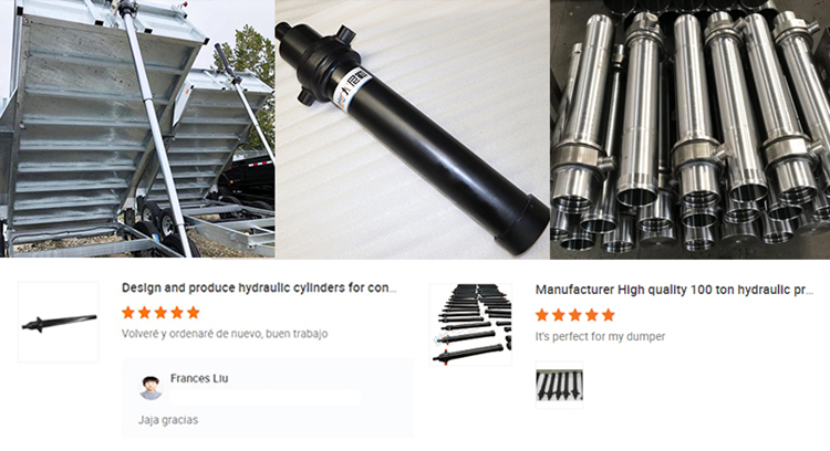 Heavy Duty Linear Actuator Telescopic Dump Trailer Kit Hydraulic Cylinder