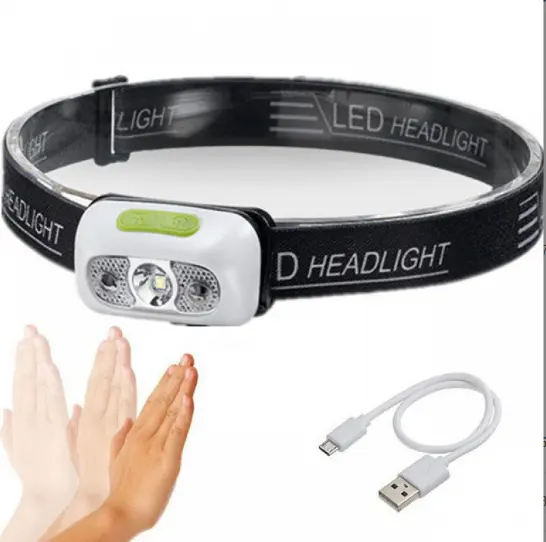 Fall Slip Draagbare Hoofd Band Koplamp Nieuwe Ontwerp Koplamp Waterdichte Head Torch Voor Verlichting