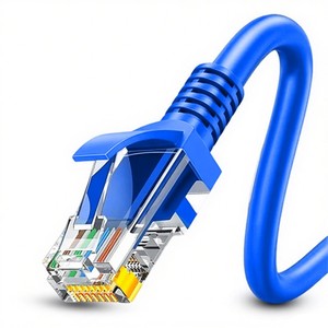 สายแพทช์อีเธอร์เน็ต Cat5e UTP แบบ LAN ขนาด 26AWG สาย CCA หัว RJ45 ต่อ RJ45 สายเคเบิลเน็ตเวิร์คหุ้ม PVC สำหรับเดินสายภายในอาคาร หลายความยาว รับผลิตตามสั่ง (OEM) - Product Image 1