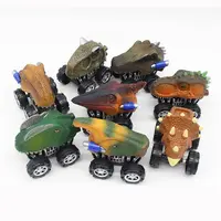 Offre Spéciale Puissance de Friction en plastique Dinosaure De Voiture Pull Back Monster Truck Jouets Petit Dinosaure Voitures Jouets Pour Enfant